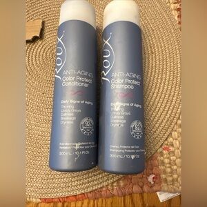 Roux Anti-Aging Color Protect Shampoo  & Conditioner for Color Treated Hair 10.1